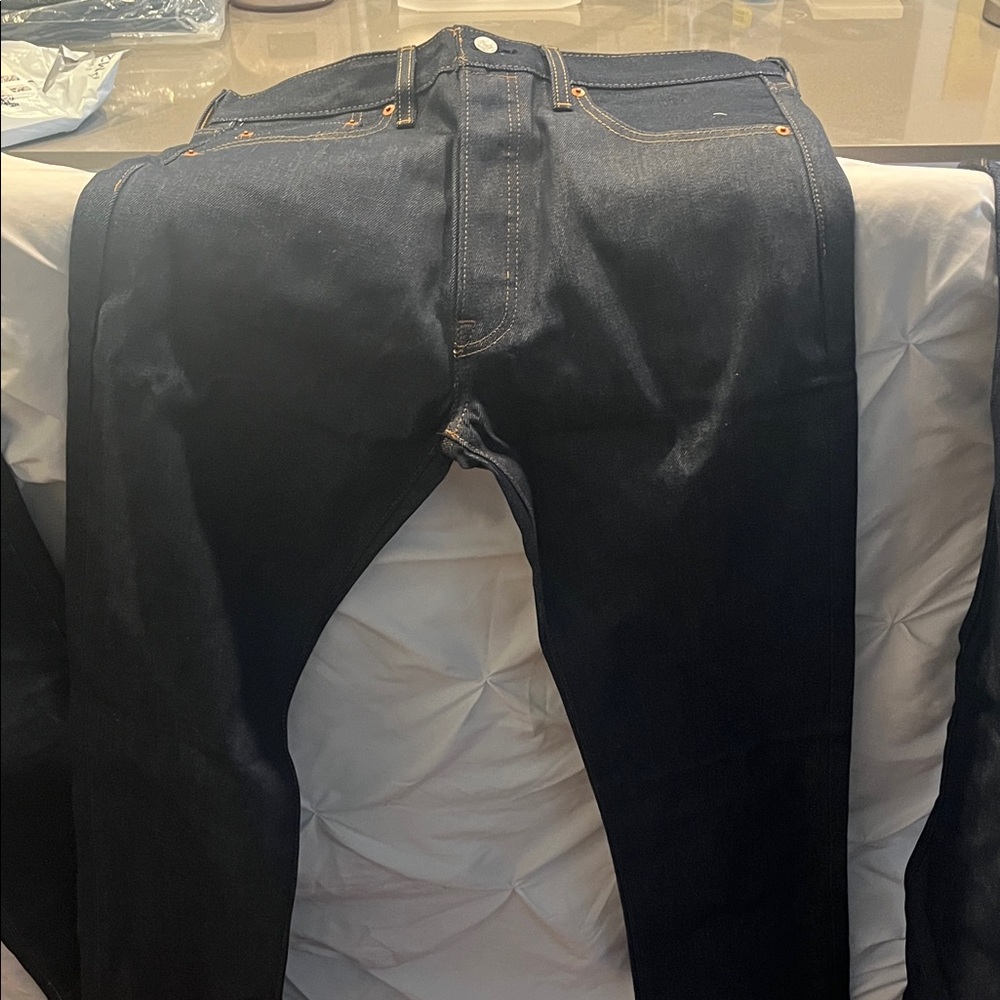 Levi's Men's Dark Blue Straight Jeans